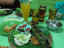 Menu di Pondok Hijau