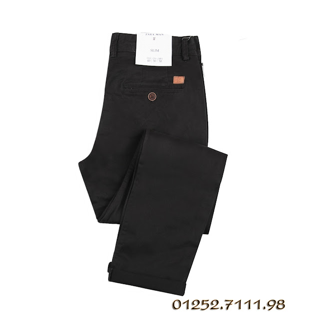 quần kaki nam hàng hiệu chất vải co giãn hiệu zara