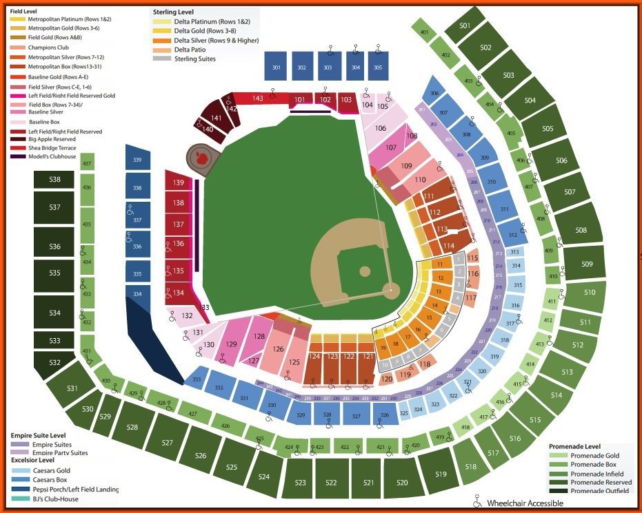 Images for citi field seating chart