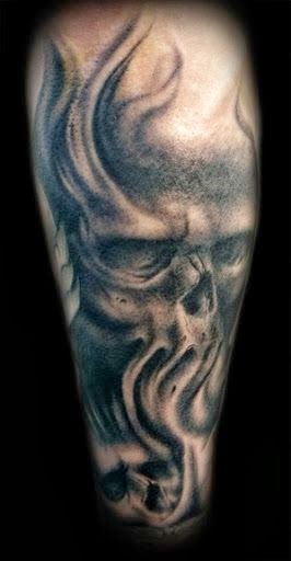 Men Shoulder Skull Tattoo, Two Skull On Men Shoulder Tattoo, Shoulder With Skull Tattoo, Skull Shoulder Men Tattoo, Men, Women, Parts,