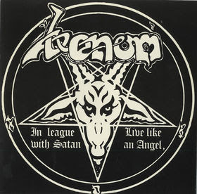 Venom In League With Satan 7 inch single