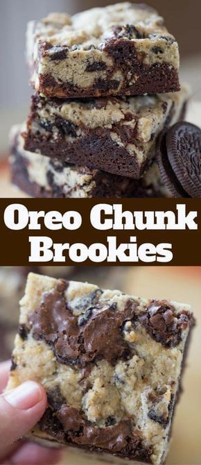 Oreo Chunk Brookies