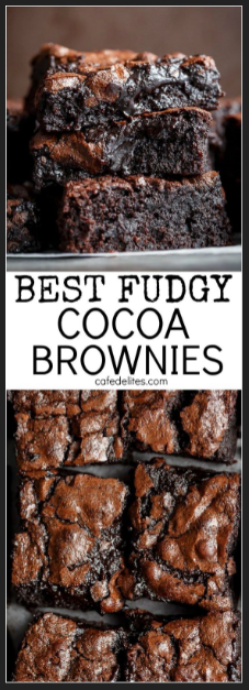  Super fudgy and at the same time crispy Best Fudgy Cocoa Brownies