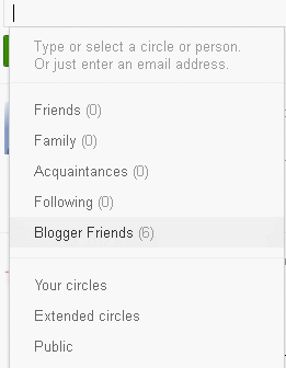 Google+ Add Circles