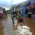 Antisipasi Ketinggian Banjir, Babinsa Lakukan Pengecekan Luapan Air Sungai 