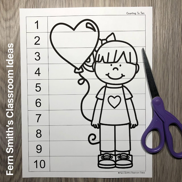 Click Here to Download these Valentine's Day Counting Puzzles for Your Classroom Today!