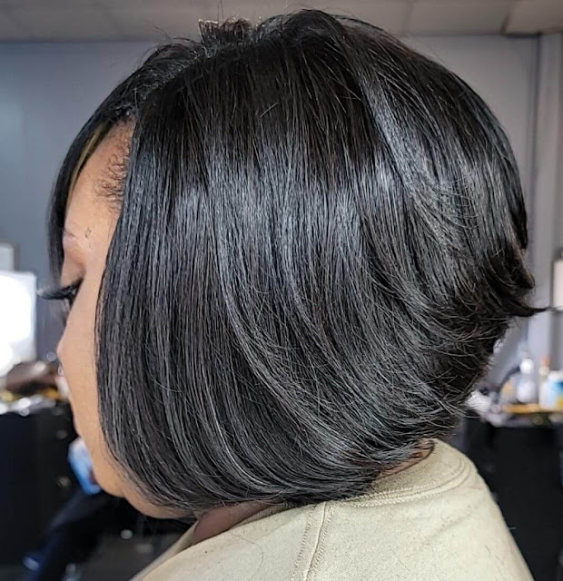 Quick Weave Layered Bob Hairstyles.