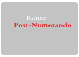 Nilai Tunai Rente Post-numerando