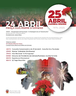 Comemorações do 25 de Abril 2025 em Marinha Grande