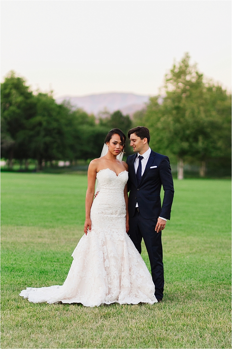 Orange County Elegant Bride and Groom Portraits