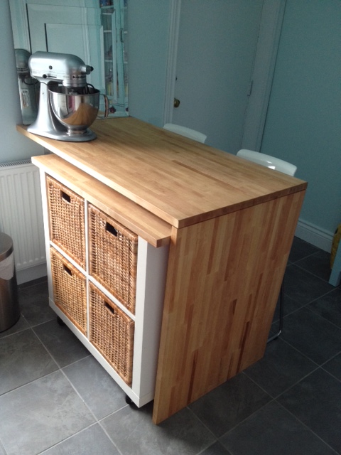 Expedit Rolling Kitchen Island