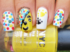 Pudsey Nails for Children in Need