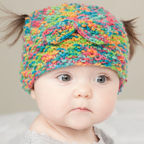 Messy Bun & Pigtail Knit Hat