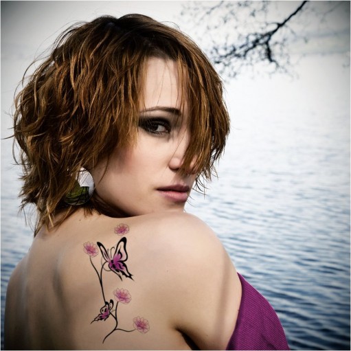 Shoulder Butterfly Tattoos in USA The butterfly tattoo design has never lost