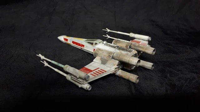 Maquette du X-WING de Fine Modls au 1/72.