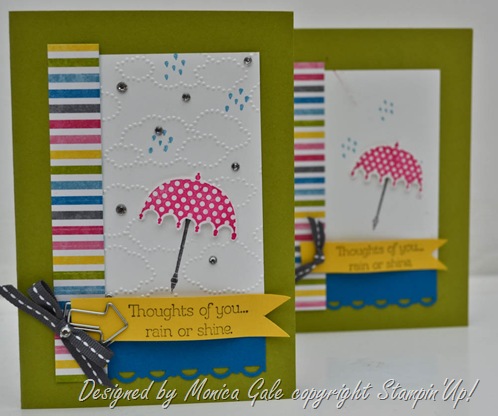 Rain or Shine, Stampin'Up, Make n take