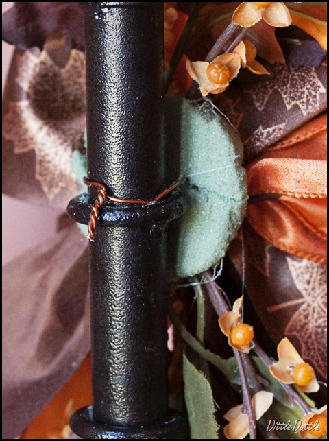 Back of Fall Candle Stick