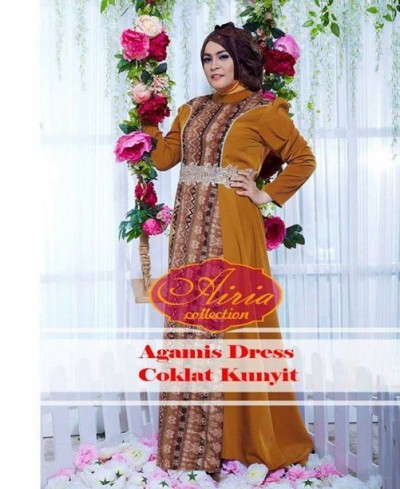 Kumpulan Model Baju  Gamis Untuk Wanita  Gemuk  Desain 