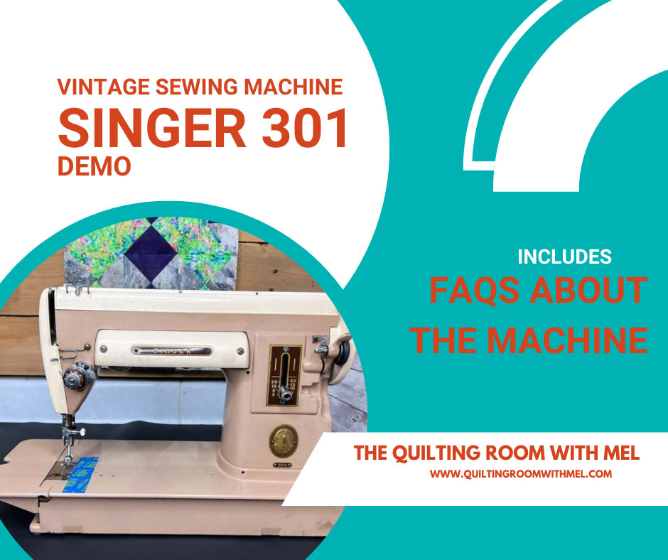 Learn more about the Singer 301 sewing machine, how to wind the bobbin, thread the machine, and more.