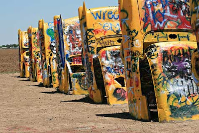 Famous Buried Art Cars Cadillac Ranch