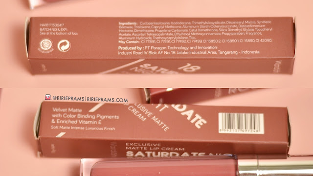 Review & Swatch Wardah Exclusive Matte Lip Cream 3 New Shades (16, 17 & 18)