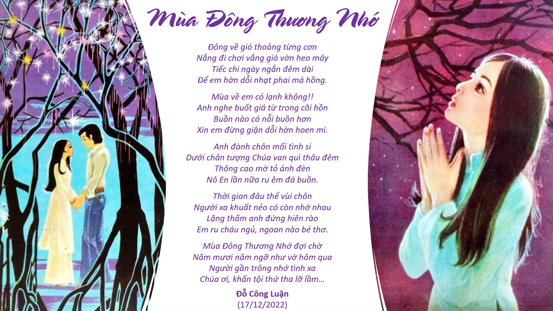 Mùa Đông Thương Nhớ - Thơ Đỗ Công Luận
