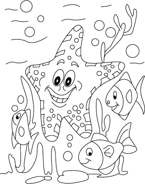Download Printable Coloring Page Sea Ocean Animals - Colorings.net