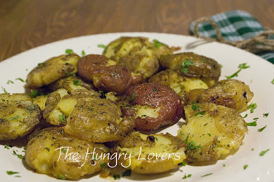 Ranch Smashed Baby Potatoes