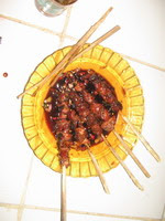 Sate siap di santap