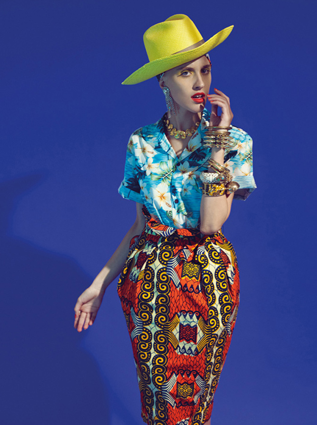 Stella Jean Spring Summer 2013 collection/ kitenge skirts on ciaafrique