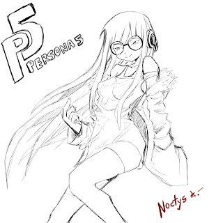 Sketch Persona 5 - Futaba Sakura