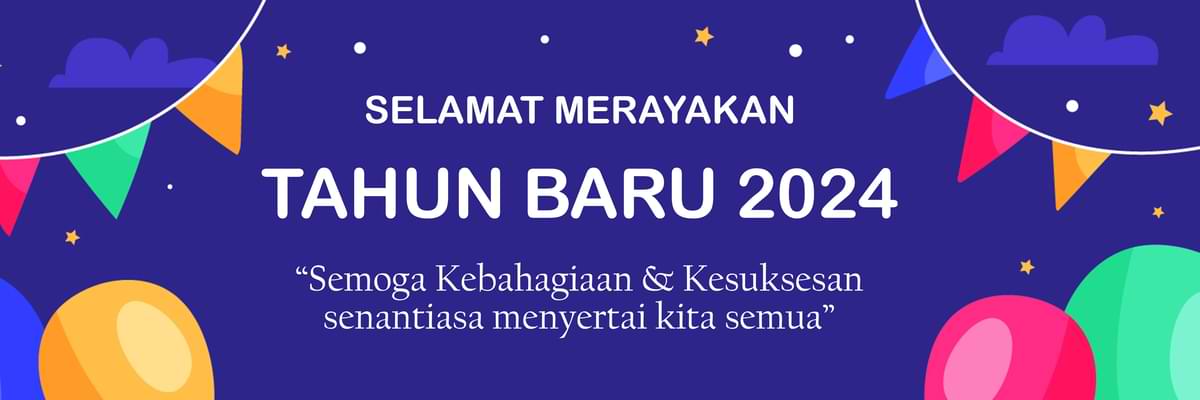 kumpulan banner tahun baru 2024 happy new year download