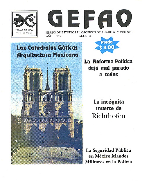 Las Catedrales Goticas Arquitectura Mexicana Revista GEFAO