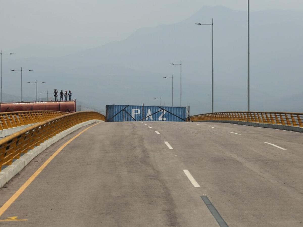 El puente de Tienditas entre Colombia y Venezuela se abriría el 15 de diciembre