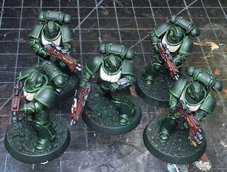 Dark Angels Intercessors WIP