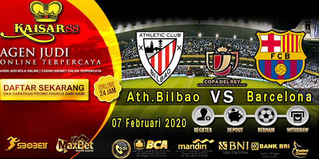 Prediksi Bola Terpercaya Liga Spanish Cup Athletic Bilbao Vs Barcelona 07 Februari 2020