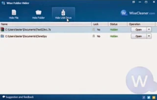 Wise Folder Hider Hide Files, Folders and USB
