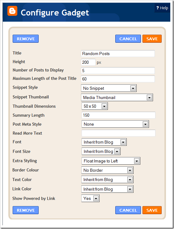  Add Random Posts Widget for Blogger with Thumbnails 