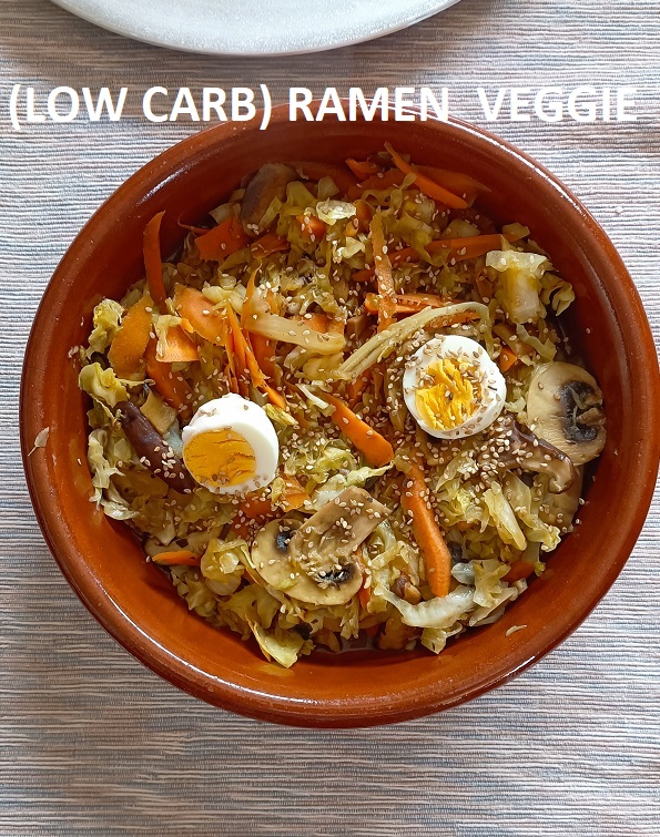 (Low carb) Ramen veggie