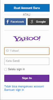 daftar email di yahoo