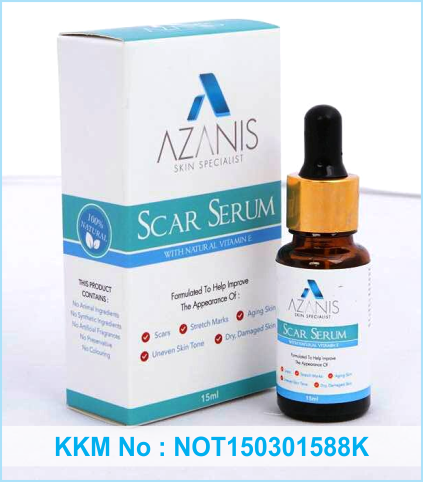 HILANGKAN PARUT DENGAN AZANIS SCAR SERUM !  Shiyda Aqma