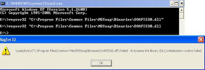LoadLibrary failed - a DLL initialization routine failed