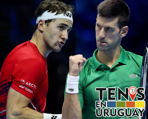 Casper Ruud y Novak Djokovic se enfrentan por el título en las ATP Finals 2022