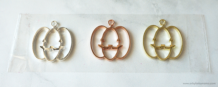 Pastel Resin Pumpkin Charms