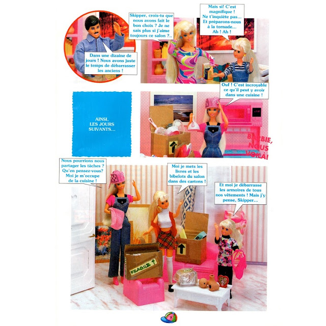 Barbie change de décor, page trois.