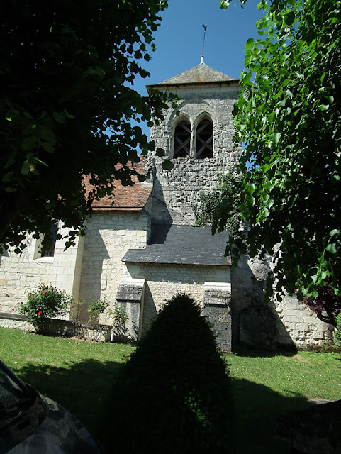 Church of Saint Martin, Marce sur Esves.  Indre et Loire, France. Photographed by Susan Walter. Tour the Loire Valley with a classic car and a private guide.