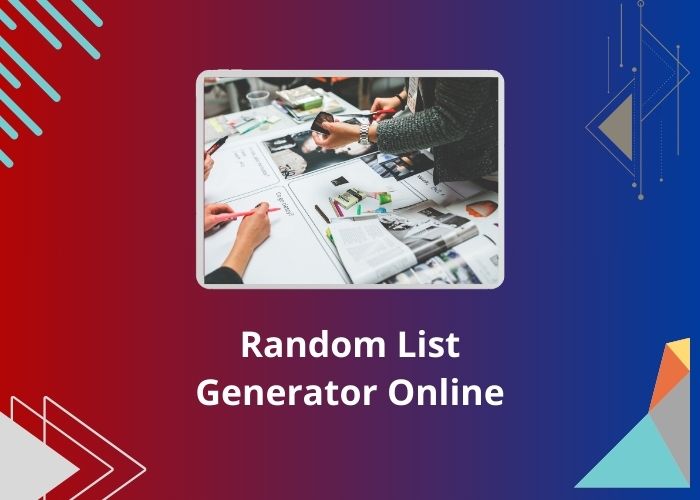 Random List Generator Online