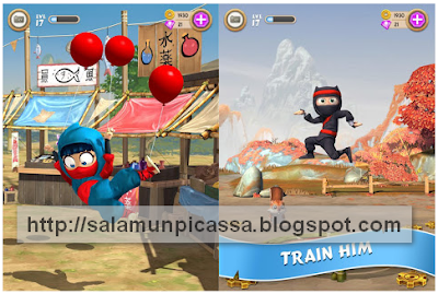 Pada pertemuan kali ini admin blog salamunpicassa kembali inin membagikan sebuah game andr Clumsy Ninja Mod v1.28.1 Apk (Unlimited Coins/Gems)