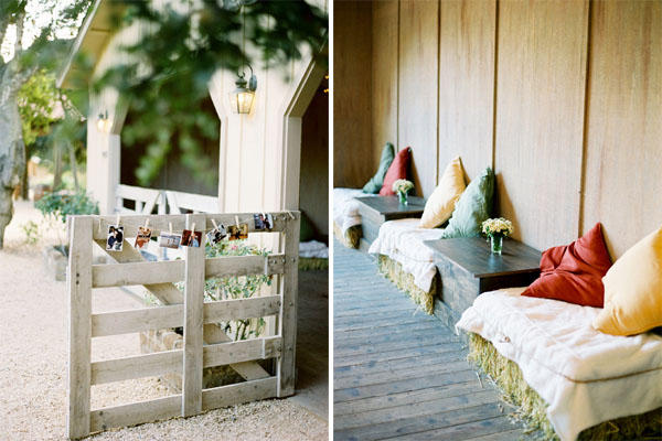 rustic wedding seating ideas