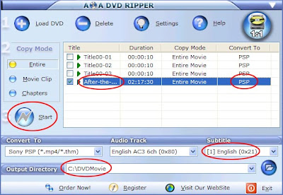 DVD to PSP